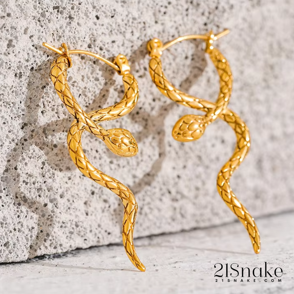 21Snake Unusual Earrings