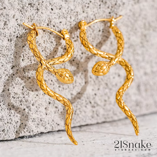 21Snake Unusual Earrings