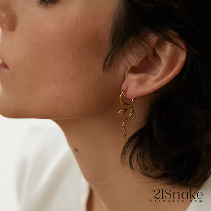 21Snake Unusual Earrings