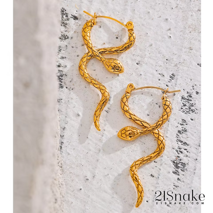 21Snake Unusual Earrings