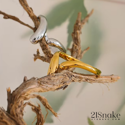 21Snake Minimalist Ring